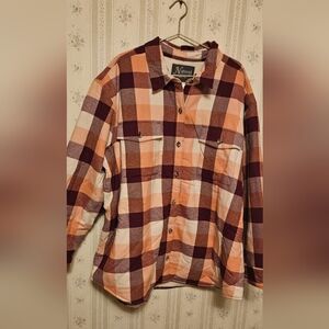 Fleece/sherpa Lined Women's Plaid Button-Down Shirt/jacket